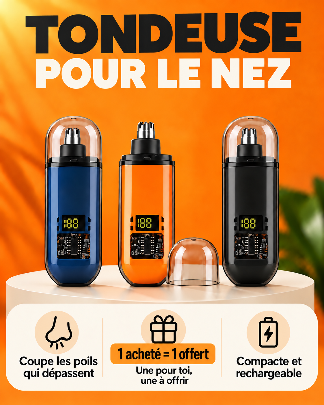 Tondeuse Nez et Oreilles – Rasage sans douleur